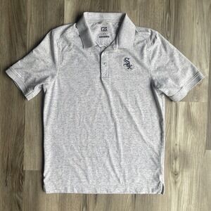 Cutter & Buck Chicago White Sox Golf Gray men's Polo M DryTec Cotton